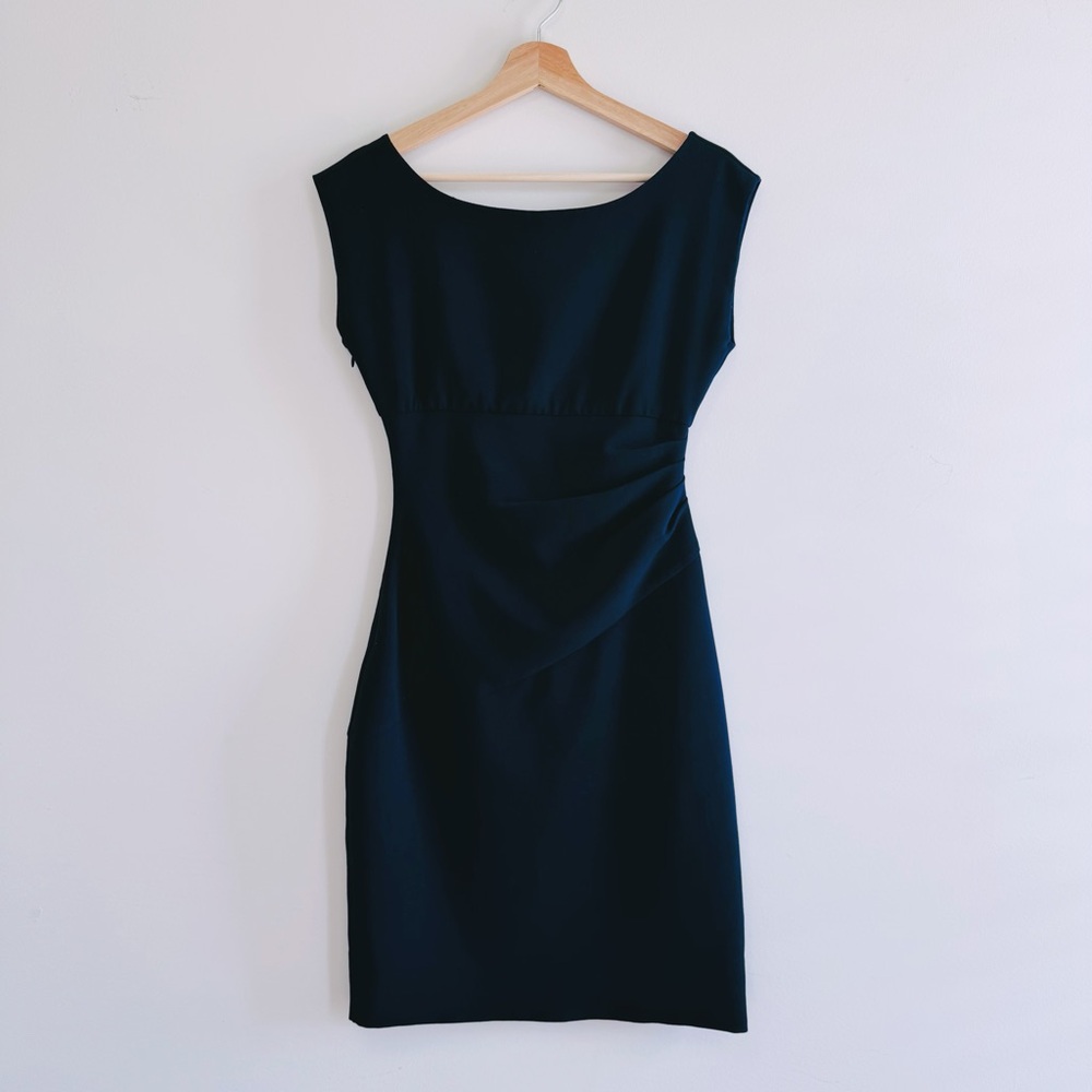 Diane Von Furstenberg Dark Blue Knee Length Dress